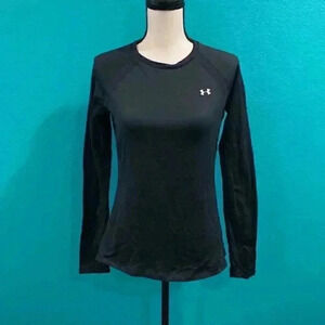 Under armour long sleeve black athletic top